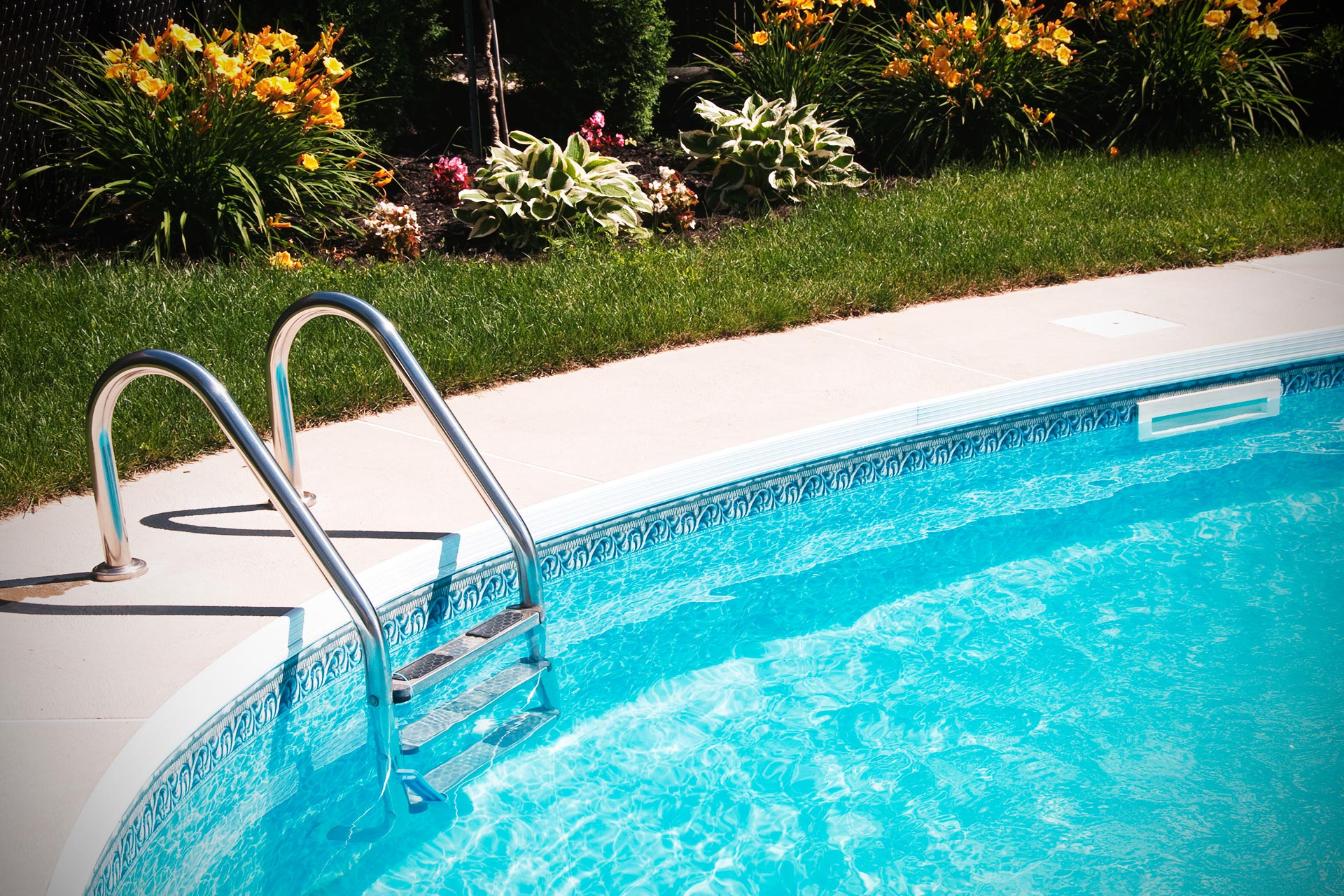 Piscina in giardino