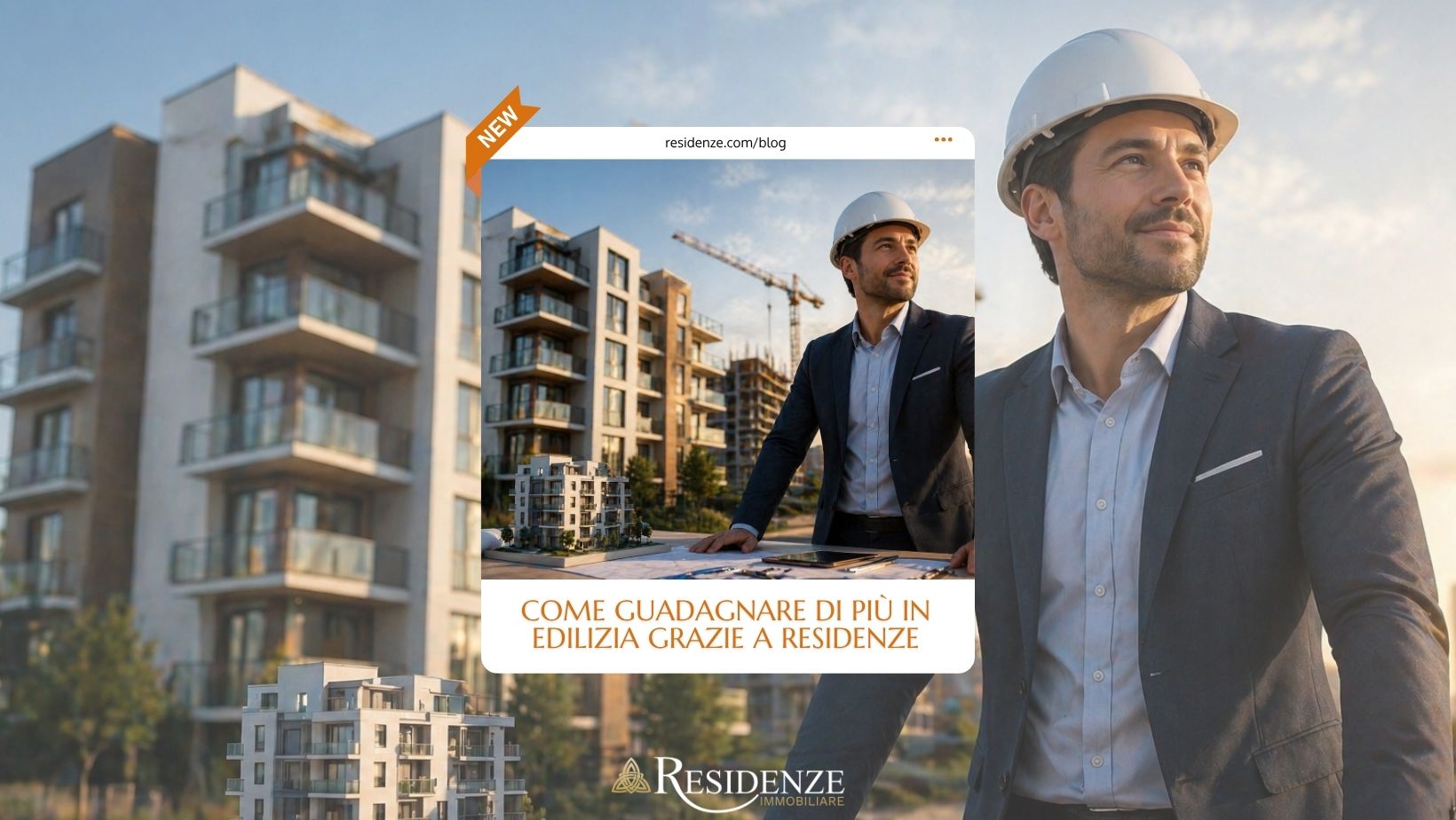 Come guadagnare di più in edilizia grazie a Residenze Immobiliare come partner