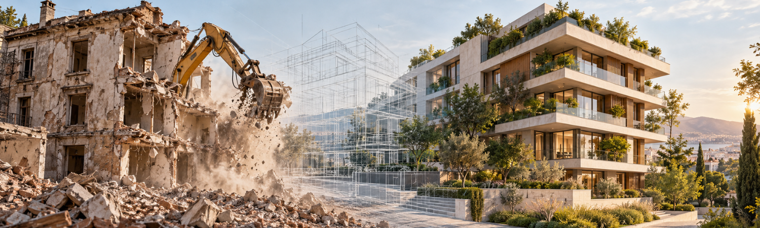 Cosa sono gli interventi di demolizione e ricostruzione